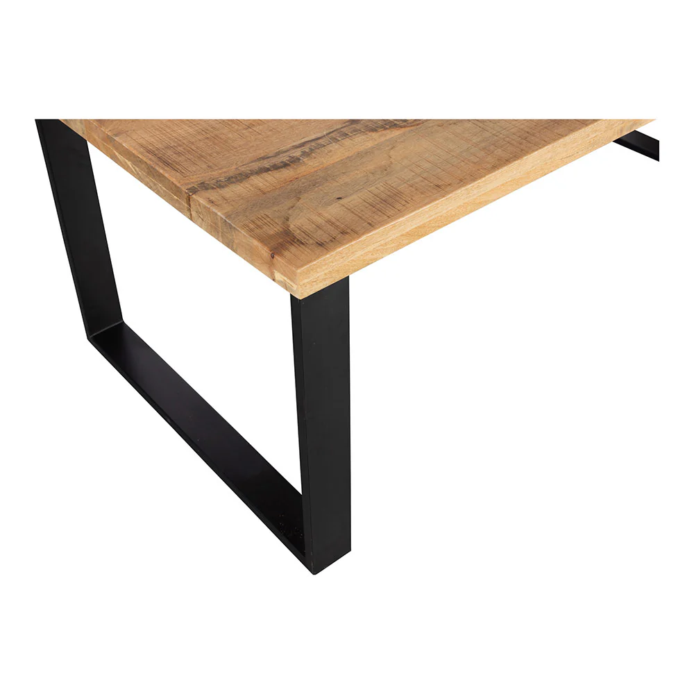 Mangohouten Eettafel Rechthoek Roy 180x100 cm (6cm) - Image 4